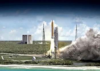 Simulated image of Artimus launching