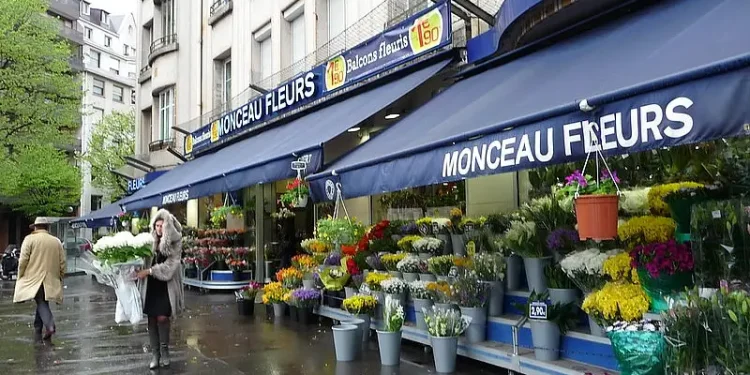 Flower shop in Paris. Photo by Carol. Flickr.