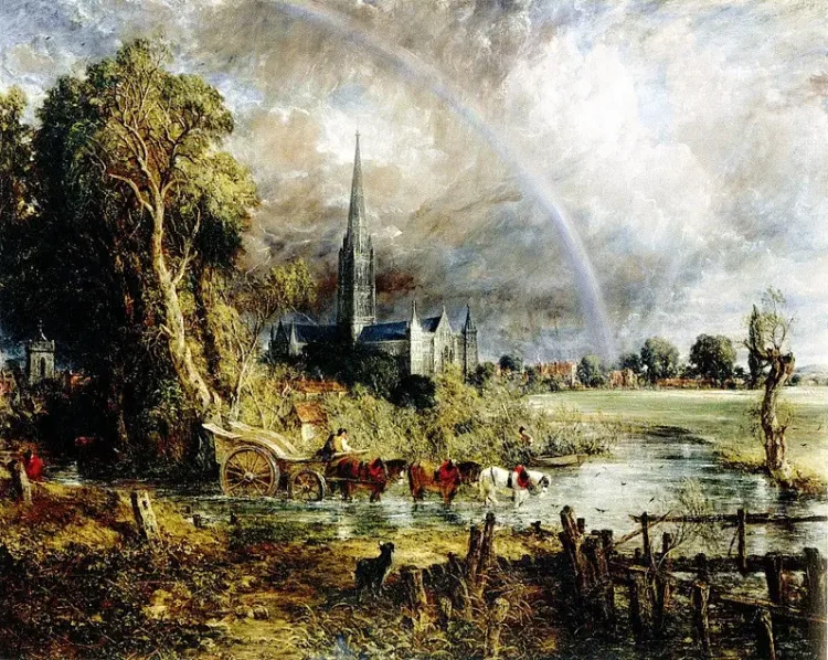 William Wordsworth's era - Classic painting by John Constable. Photo by Peter K. Levy. Flickr.