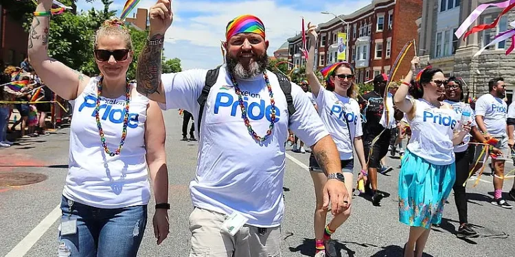 Exelon sponsored LGBTQ Pride Parade March in Baltimore, MD. Photo by Elvert Barnes. Flickr.