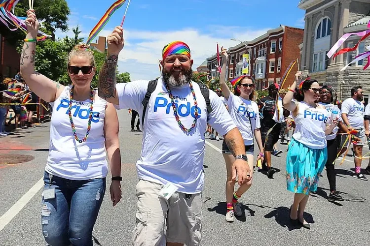 Exelon sponsored LGBTQ Pride Parade March in Baltimore, MD. Photo by Elvert Barnes. Flickr.