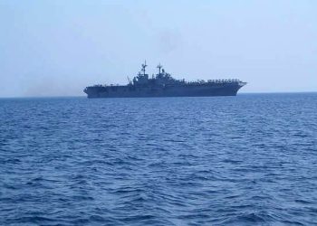 US Flight deck ship in the Red Sea. Photo by Melinda van den Brink. Flickr.