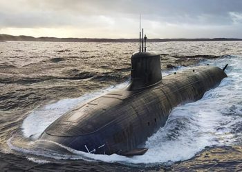 Concept image for the SSN-AUKUS submarine design. Photo by the Ministry of Defence. Gov.uk.