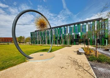 Harwell Science Campus’ Space Cluster in Oxfordshire. Photo by the UK Space Agency. Gov.uk.