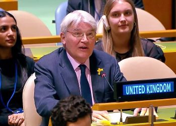 The Rt Hon Andrew Mitchell MP at the UN Security Council New York. Photo by Foreign Office. Gov.uk