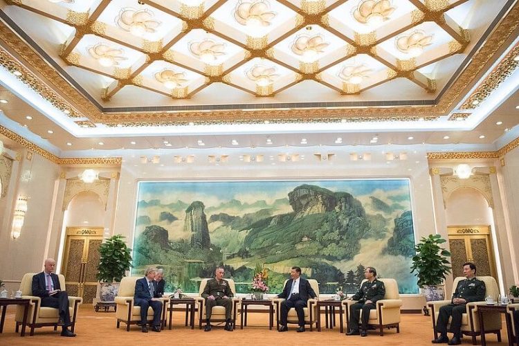 CJCS meets with PRC Counterpart. Photo by Chairman of the Joint Chiefs of Staff. Flickr.