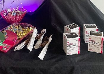 Harm Reduction Supplies. Photo by Sarah Mirk. Wikimedia.