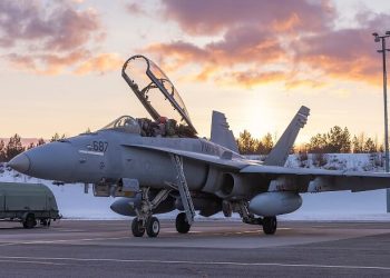 Marines pilot with Marine Fighter Attack Squadron 312, 2nd Marine Aircraft Wing in Oulo, Finland. DOD.