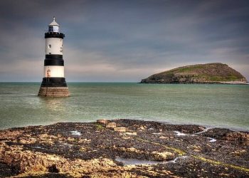 Penmon Lighthouse, Anglesey. Photo by Stuart Madden. Flickr.