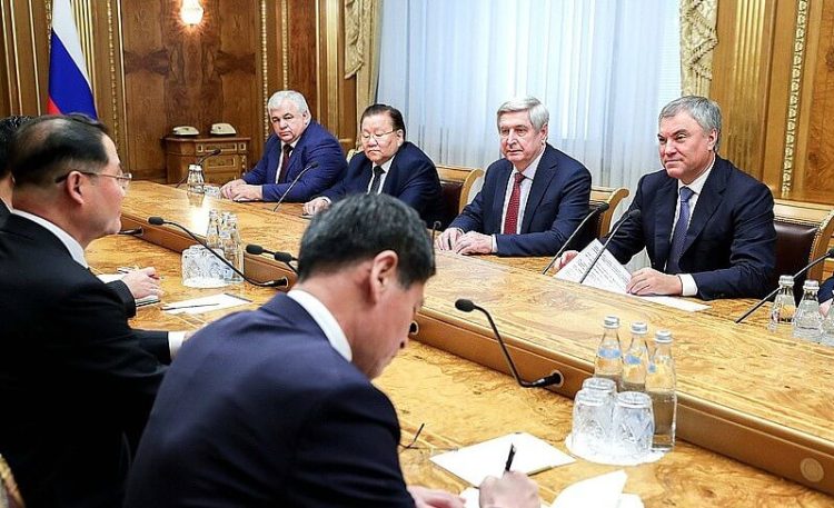 DPRK-Russia meeting. Photo by Unknown Author. Wikimedia.