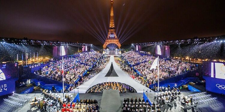 After a grand ceremony the Paris 2024 Olympic Games are now Officially Open. Photo by the Paris 2024 Olympics.