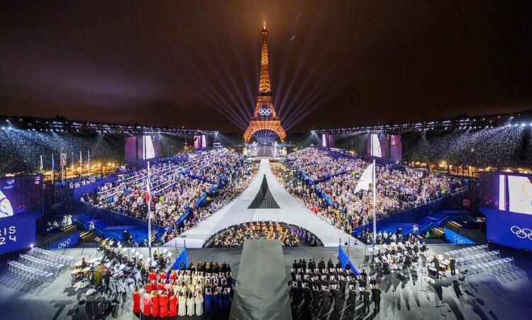 After a grand ceremony the Paris 2024 Olympic Games are now Officially Open. Photo by the Paris 2024 Olympics.