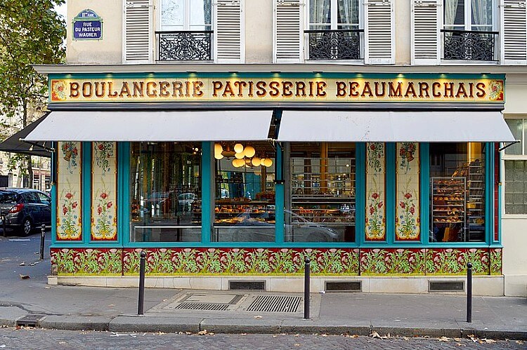 Bakery, Rue du Pasteur-Wagner, Paris. Photo by Dimi Talen. Wikimedia.