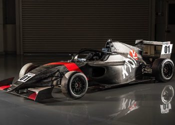 Formula racing car for the new season in Japan. Photo by Interpro Motor Sports Co., Ltd.