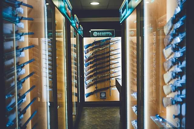 Gun cabinets. Photo by Frankie Lu. Unsplash.
