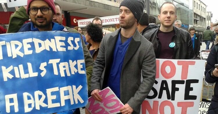 NHS Junior Doctors Protest. Deal close. Photo by Birmingham Eastside. Flickr.