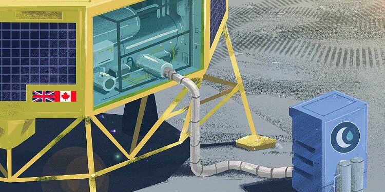 purify water frozen in Moon’s soil. Photo by the UK Space Agency. Gov.uk.