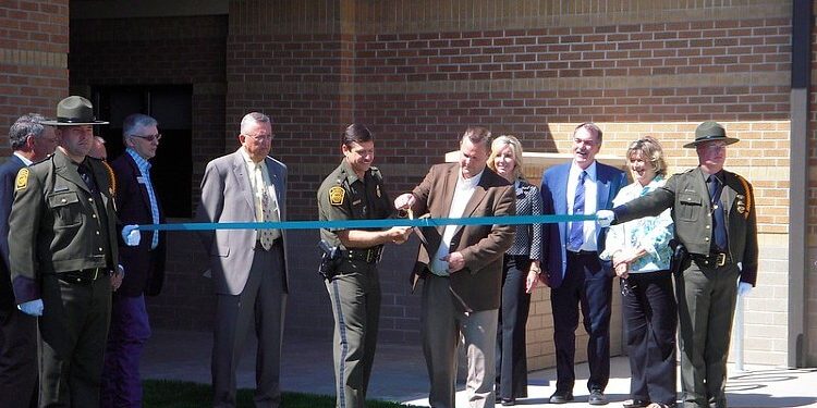 Border Patrol Headquarters in Havre. Photo by Senator Tester. Flickr.
