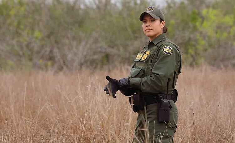 Border security officer on duty. Photo by CBP. Rawpixel.