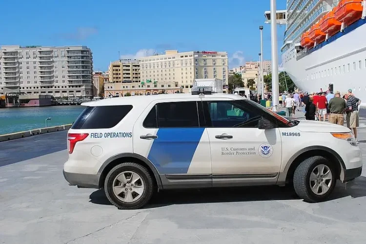 CBP car in Puerto Rico. Photo by Lee Cannon. Flickr.