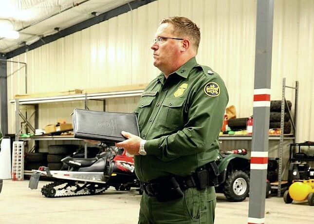 Chief Patrol Agent Andrew K. Scharnweber. Photo by Andrew K. Scharnweber. Twitter.