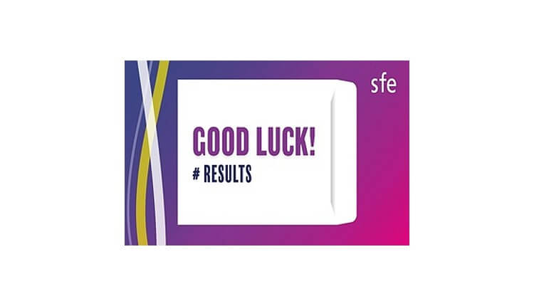 Good Luck for the 2024 A Level results. Graphics by Student Loans Company. Gov.uk.