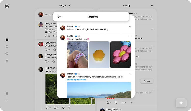Leave No Great Idea Behind with Drafts. Photo by Meta.