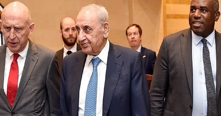 Meeting with Speaker Berri in the Lebanon. Photo by British Embassy Beirut. Gov.uk.