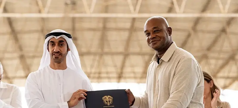 Official MOU signing. Photo by the Colombian Government.