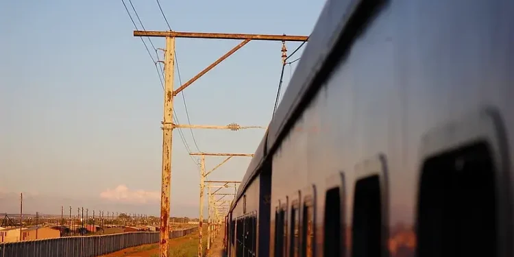 Riding the rails from Johannesburg to Cape Town. Photo by Bowkerb. Flickr.