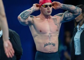 Six-time Olympic medalist Peaty was diagnosed with Covid-19. Photo by Adam Peaty. Twitter.