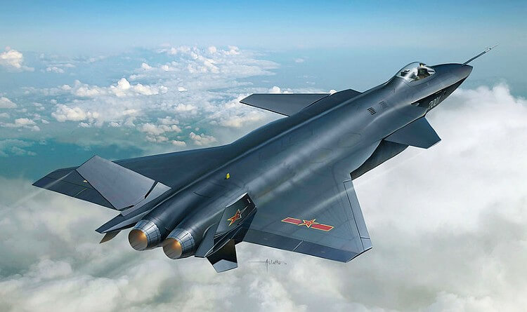 j 20 Chinese fighter - For demostration purposes as an example only. Photo by Dionisos Olympian. Flickr.
