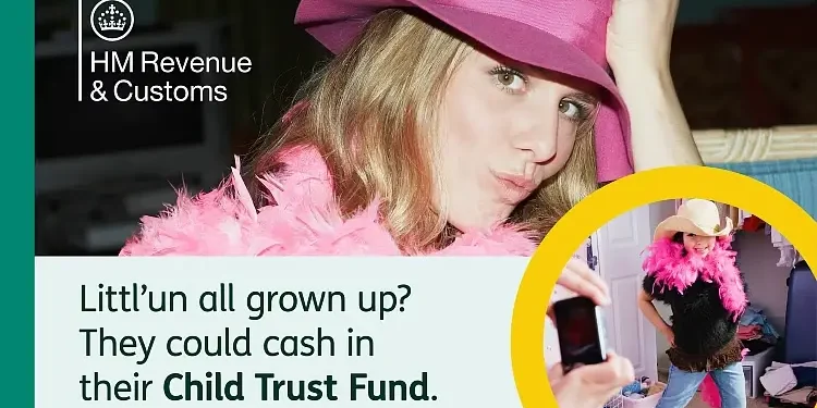 Little Ones All Grown Up campaign. Artwork by HM Revenue & Customs.