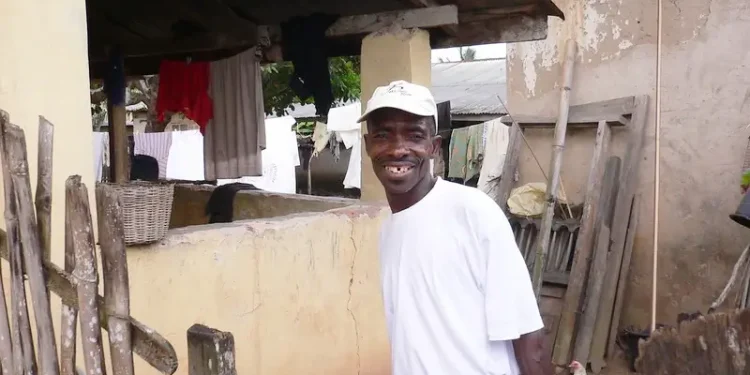 Mr. Moose, Farmer of Jukwa, Ghana. Photo by oneVillage Initiative.
