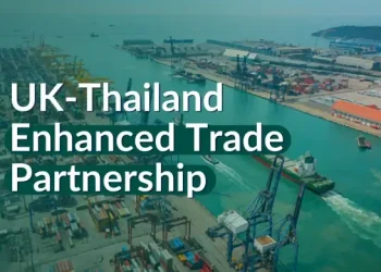 UK - Thailand trade partnership. Artwork by Department for Business and Trade.