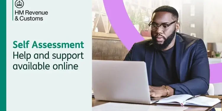 HMRC Help and support available online. Artwork by HM Revenue & Customs.