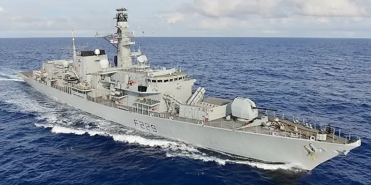 HMS Lancaster. Type 23 Frigate. Photo by Defence Imagery.