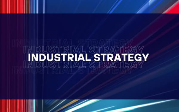 Industrial Strategy logo. Artwork by Department of Business and Trade.