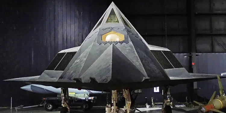 Lockheed F-117A Nighthawk stealth fighter. Photo by James St. John.