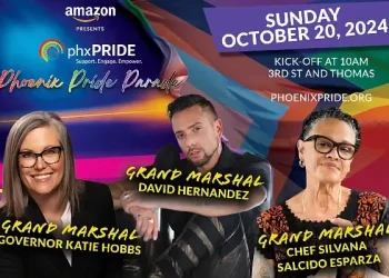 Phoenix Pride Parade 2024. Photo and artwork by Phoenix Pride.