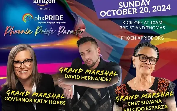Phoenix Pride Parade 2024. Photo and artwork by Phoenix Pride.