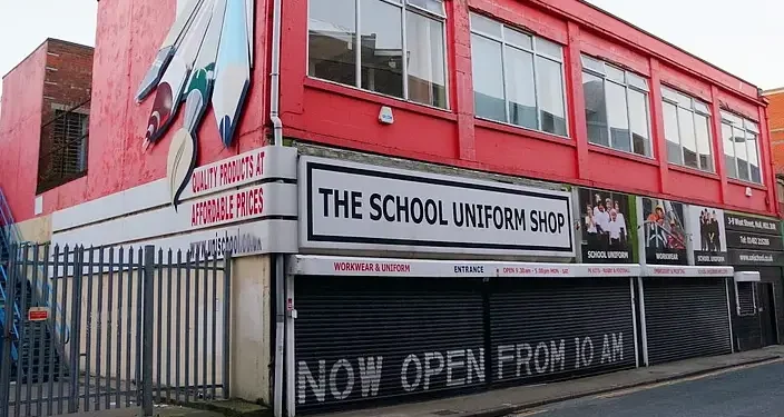 School Uniform Shop. Photo by Ian S.