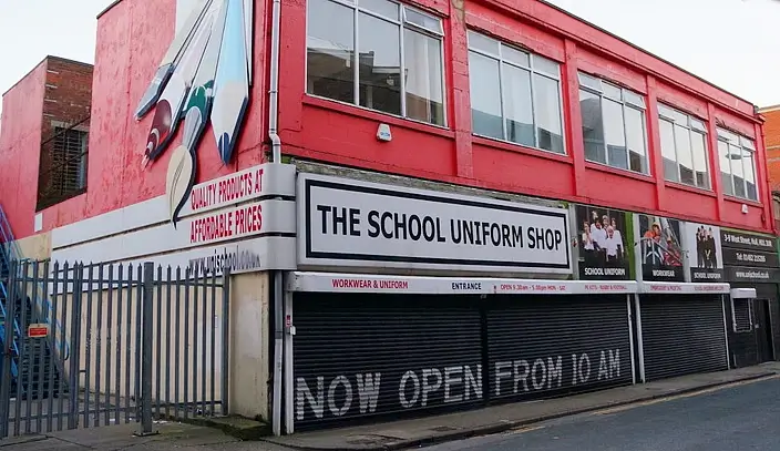 School Uniform Shop. Photo by Ian S.