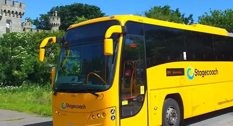 Stagecoach highlands bus. Photo by Unite the Union.