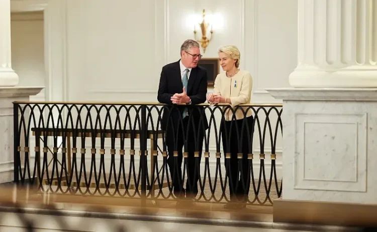 UK PM Keir Starmer and President of the European Commission Ursula von der Leyen. Photo by Keir Starmer.