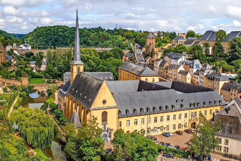 View of Luxembourg. Travelers guide to Luxembourg. Photo by Djedj.
