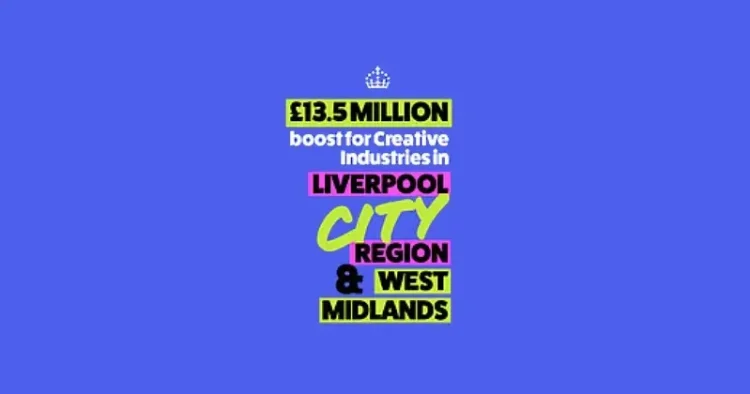 £13.5 million awarded to boost Merseyside’s thriving live music sector. Artwork by the UK Government.
