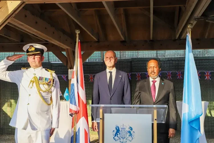British Ambassador Mike Nithavrianakis Celebrates the Kings Birthday. Photo by British Embassy Mogadishu.
