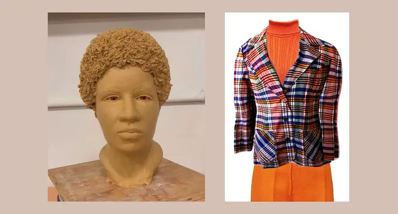 Clay model and clothes of the Jane Doe murder victim. Photo by Loudoun's Sherriff's Office.