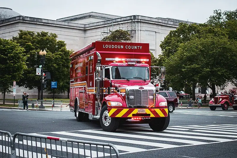 Loudoun County, VA Fire - Rehab Unit. Photo by Coffee Schmal.